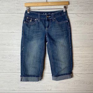 INC knee length jean shorts